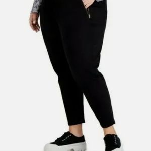 CELEBRITY PINK TRENDY PLUS SIZE ZIP-POCKET PU BLACK 2X